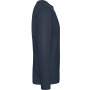 #E190 Men's T-shirt long sleeve Navy 4XL