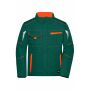 Workwear Softshell Padded Jacket - COLOR - - dark-green/orange - XS