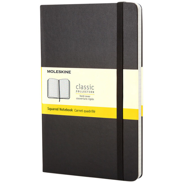 Classic PK hardcover notitieboek - gelinieerd - Zwart