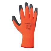 Thermal Grip Gloves, Orange, L, Portwest