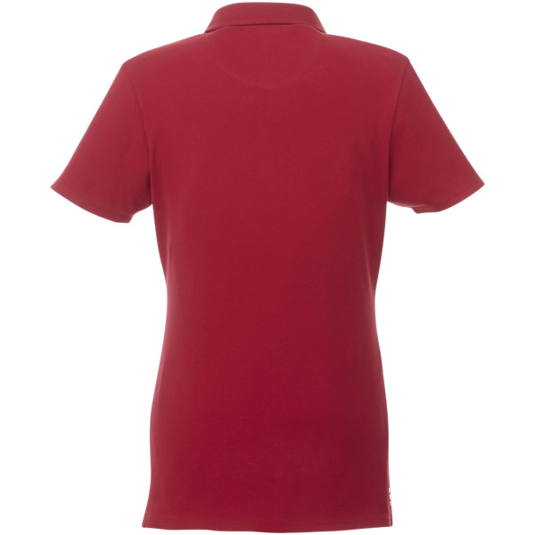 Atkinson short sleeve button-down women's polo - Red - M