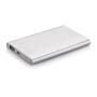 4.000 mAh dunne powerbank, zilver, wit