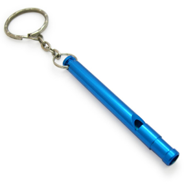 Aluminum Whistle - Blue
