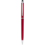 Valeria ABS ballpoint pen with stylus - Red