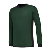 L&S Sweater Workwear Forest Green/BK S