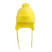 Kinder fleece wintermuts met pompoen Kinder fleece wintermuts met pompoen