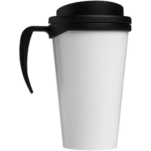 Brite-Americano® grande 350 ml insulated mug - Solid black