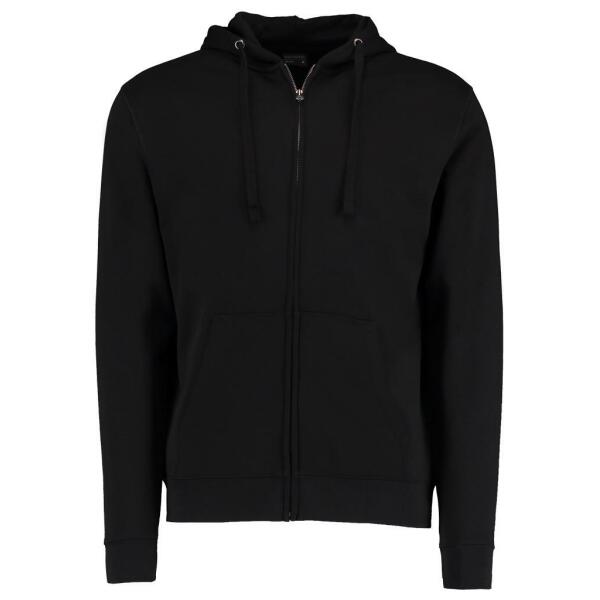 Klassic Zip Hooded Sweatshirt, Black, 3XL, Kustom Kit