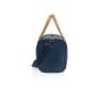 Canvas reis/weekendtas PVC vrij, blauw