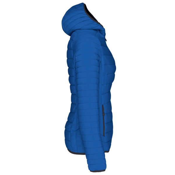 Ladies' lightweight hooded padded jacket Light Royal Blue L