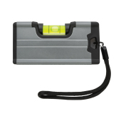 Zakformaat waterpas met magneet, grijs