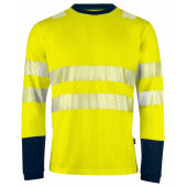 6014 SIGNALISATIET-SHIRT LANGE MOUWEN EN ISO 20471 KLASSE 3