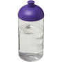 H2O Active® Bop 500 ml bidon met koepeldeksel - Transparant/Paars