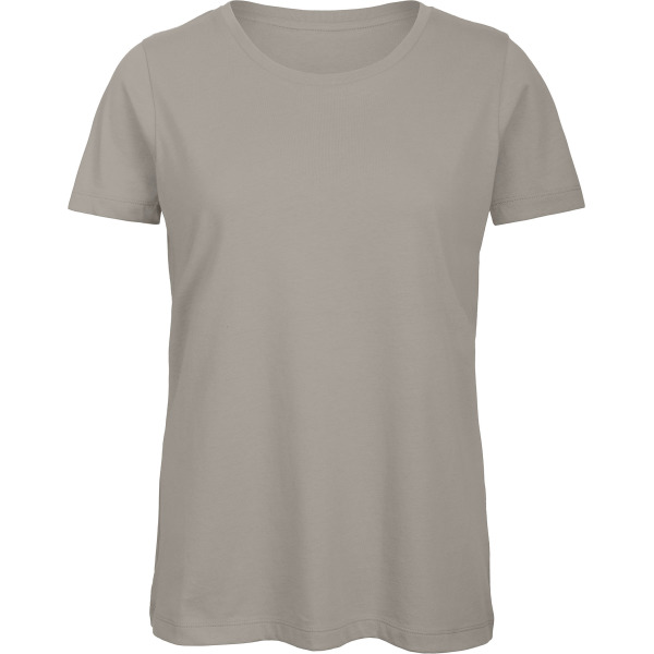 Organic Cotton Inspire Crew Neck T-shirt / Woman Light Grey XXL
