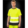 Recycled Safety T-Shirt - Fluorescent Orange - S/M