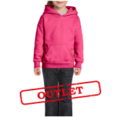 Gildan Sweater Hooded HeavyBlend for kids Safety Pink XS