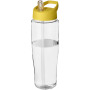 H2O Active® Tempo 700 ml sportfles met fliptuitdeksel - Transparant/Geel