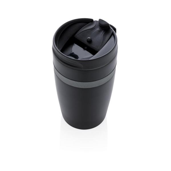 Sierra lekvrije vacuüm geïsoleerde koffiemok, zwart, antraciet