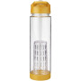 Tutti-frutti 740 ml Tritan™ infuser sport bottle - Transparent/Yellow