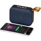 Fashion Bluetooth®-speaker van stof - Koningsblauw