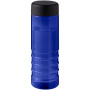 H2O Active® Eco Treble 750 ml screw cap water bottle - Blue/Solid black