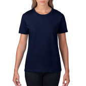 Gildan T-shirt Premium Cotton Crewneck SS for her Navy XXL