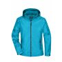 Ladies' Rain Jacket - turquoise/iron-grey - S