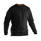 Jobman 5402 Roundneck sweatshirt zwart/zwart 4xl