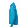 Ladies' Shirt Longsleeve Poplin - turquoise - 3XL