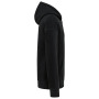Oversized uniseks sweater met capuchon in gerecycleerd fleece Black 3XL