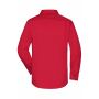 Men's Business Shirt Long-Sleeved - red - 3XL