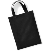 Cotton Party Bag for Life Black One Size