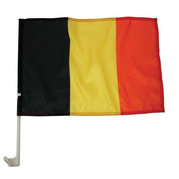 Car flag Belgium