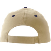 Katoenen pet Chris khaki (écru)