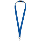 Aru tweekleurige lanyard met klittebandsluiting Aru tweekleurige lanyard met klittebandsluiting