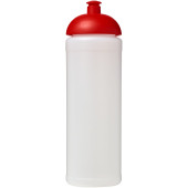 Baseline® Plus 750 ml drikkeflaske med håndtag og kuppelformet låg - Transparent/Rød