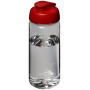 H2O Active® Octave Tritan™ 600 ml sportfles met flipcapdeksel - Transparant/Rood