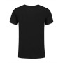 L&S T-shirt V-neck cot/elast SS for him black XXL