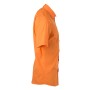 Men's Shirt Shortsleeve Poplin - orange - 3XL