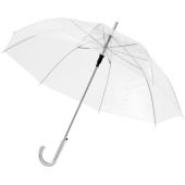 Kate 23" transparante automatische paraplu - Transparant wit