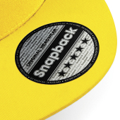 5 Panel Snapback Rapper Cap - Yellow