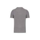 Heren-sport-t-shirt V-hals Fine Grey XS