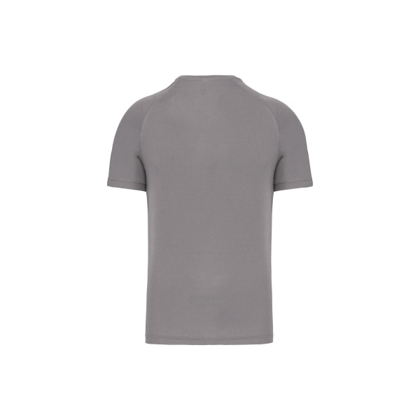 Heren-sport-t-shirt V-hals Fine Grey S