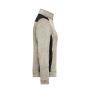 Ladies' Knitted Workwear Fleece Jacket - STRONG - - stone-melange/black - M
