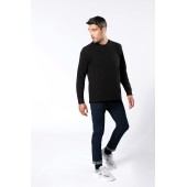 Sweater ingezette mouwen Black XS
