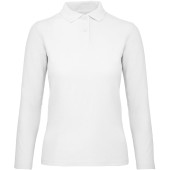 ID.001 Ladies' long-sleeve polo shirt White 3XL