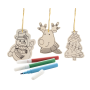Andoya - Kerstboom versiering, 3 delig.