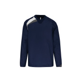 Regen sweater Sporty navy/White/Storm grey XS