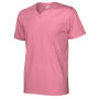 Cottover Gots T-shirt V-neck Man Pink S