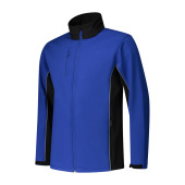 L&S Jacket Softshell Workwear royal blue/bk XXL